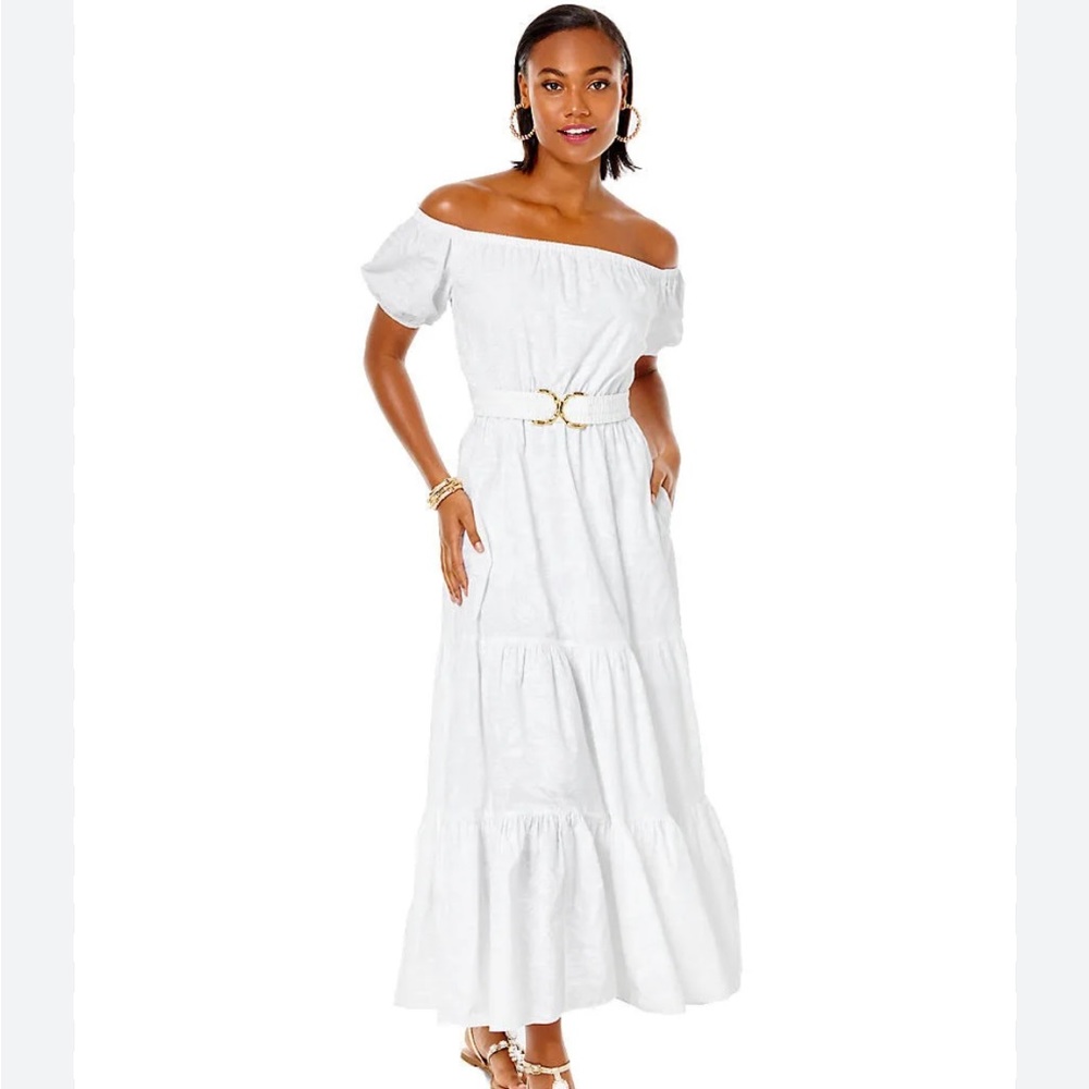 Lilly Pulitzer Nessa Off The Shoulder Dress